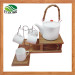 Bamboo Ceramic Coffee Set Tea Set