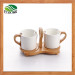 Bamboo Ceramic Couples Cup