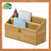 Bamboo Desk Organizer Storage Box Office Stationery