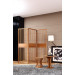 Bamboo Folding Screen Occasional Chair