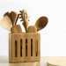 Bamboo Kitchen Spoon Holder Stand Rack