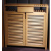 Bamboo Shoe Rack / Shoe Cabinet with Door for Home Furniture