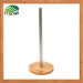 Bamboo Stainless Steel Table Paper Roll Rack