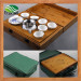 Bamboo Travel Ceramic Kung Fu Tea Set