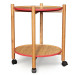 Bamboo Trolley Side Table Serving Table Tea Table