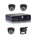 Basic 4CH SD Card Mobile DVR Car DVR Mobile DVR for Vehicle, 4 Channel, D1/HD1/CIF, 3G, GPS Include