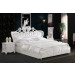 Bedroom Fashionable Luxery Furniture White Leather Cover Princess Bed (26#)