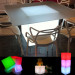 Big Cube Table Glass Cube Table LED Furnishing