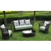 Big Round Rattan Simple Furniture Sofa Set