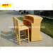 Bistro Bar Set Rattan Bar Stool