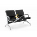 Black Color PVC Cushion Airport Chair (Rd 820AL)