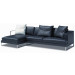 Black Leather Reclining Living Room Sectional Sofas with Chaise (JP-sf-270)