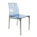 Blue Acrylic Chair Plastic Chair for Dining Room