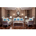 Bn-C6032b Classical Wooden Furniture Sofa