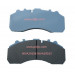 Brake Pad for Mercedes Benz Actros 2010 (WVA29108)
