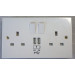 British USB Wall Socket, UK USB Wall Socket (DC5V, 2.1A)