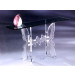 Butterfly Glass Top Table Made in China