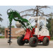 CE Approved Multifunctional Articulated Mini Wheel Loader with Auger