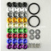 CNC Anodized Chromed Aluminum Password Jdm Racing Car Quick Release