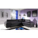 Catania Large Black Leather Sofa (JP-sf-315)