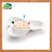 Ceramic 3 Compartment Plate/ Ceramic Fruit Plate