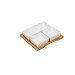 Ceramic DIP & Chip Set W/ Bamboo Tray