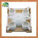 Ceramic Water Cup Set with Bamboo Tray
