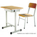 Cheapest Classroom Furniture Wooden Single Student Desk
