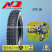 China Factory Top Quality 275-18 Motorcycle Tyre with Tube