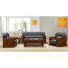 China Manufacturer Office Furniture! Genuine Leather Sofa Set (HY-S889)