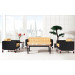 China Manufacturer Office Furniture Modern Design Colorful Genuine Leather Sofa Set