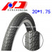 China Manufacturer Soncap Certificate 20*1.75 Bicycle Tire