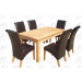 China Solid Oak Wooden Dining Table and Chairs