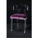 China Supplier Clear Acrylic Dining Chair with Spongy Cushion