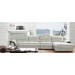 Chinese Leather Sofa Set with High Back (SO33)