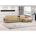 Chinesee Style Soft Furniture Leather Sofa with Table (B91)