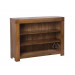 Chunky Solid Wood Small Bookcase Bookshelf