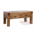 Chunky Solid Wooden Coffee Table with Drawers