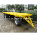 Cimc 3 Axles Flatbed Draw Bar Cargo Trailer
