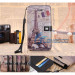 Classic Retro Horizontal Flip Down Leather Case with Credit Card Slots for iPhone 5 5g