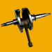 Cn125 Motorbike Crankshaft, Motorcycle Crankshaft for Honda