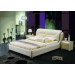 Comfortable Leather Double Bed in Bedroom (J305)