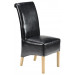 Competitive PU Chair with Oak Leg/Wooden Chair/Oak Chair