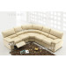 Corner Leather Sofa (613)