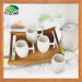 Creative Ceramic Drink Set with Bamboo Stand