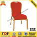 Curve Cushion Comfortable Metal Banquet Chair