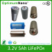 Cylindrical Rechargeable Batteries Ifr3265 3.2V 5ah