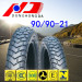 DOT ECE Certificated 90/90-21 Tubeless Motorcycle Tire
