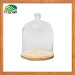 Decorative Glass Cover with Bamboo Base