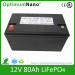 Deep Cycle 12V 80ah Li-ion Battery for Solar Energy Storage